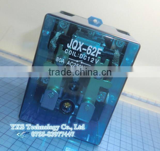 JQX-62F 2Z High Current Q62F High Power Relays 80A Bumper cars 120A DC12V DC24V AC220V