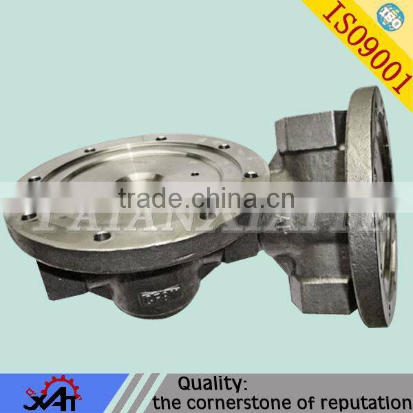 cast steel valve body/valve parts castingsodium silicate-bonded sand casting is used for pipeline valves