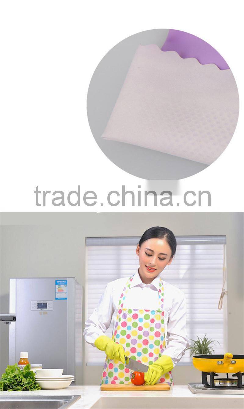 High quality household fancy cheap cleaning gloves latex washing gloves
