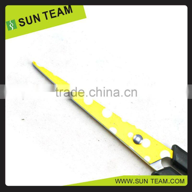 SC136P stainelss steel fabric cutting scissors titanium scissors