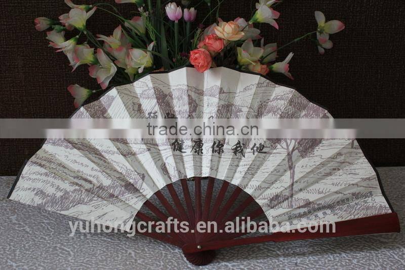 Chinese bamboo silk fan wholesales for home decoration