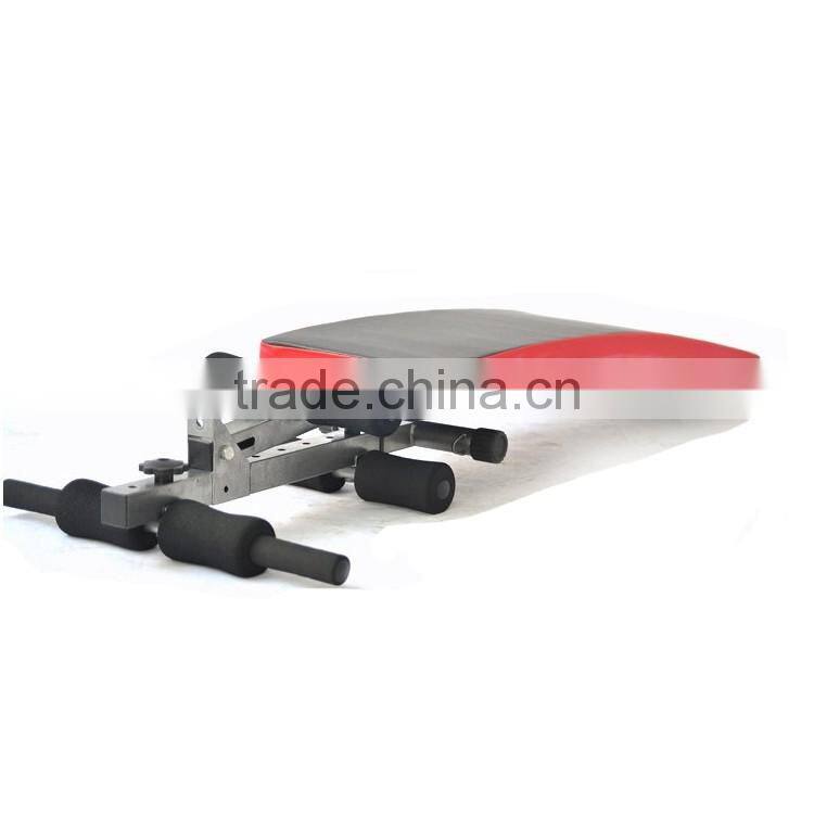 Weight Bench Sit Up Exercise Ab Crunch Board with gym rope