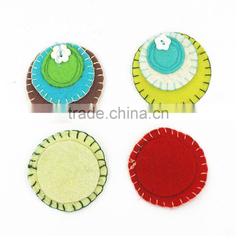 New design manufacture brooch bouquet non-woven fabric brooch