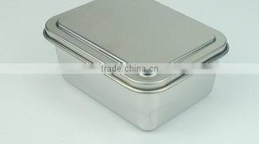 SS201stainless Steel magnetic Spice Box With 4 Compartments