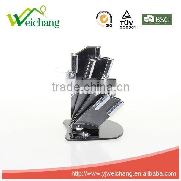 WC-D02 PVC knife holder cutting head fashion design blade holder Modern design clear acrylic knife holder