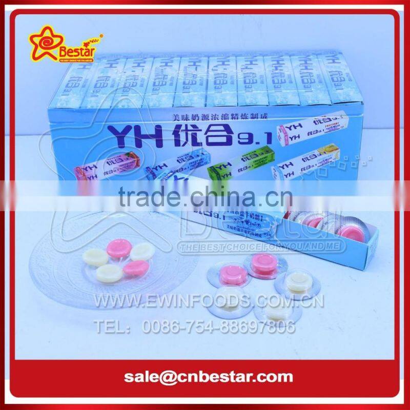 Sour Powder Candy Blueberry Flavor with Straw