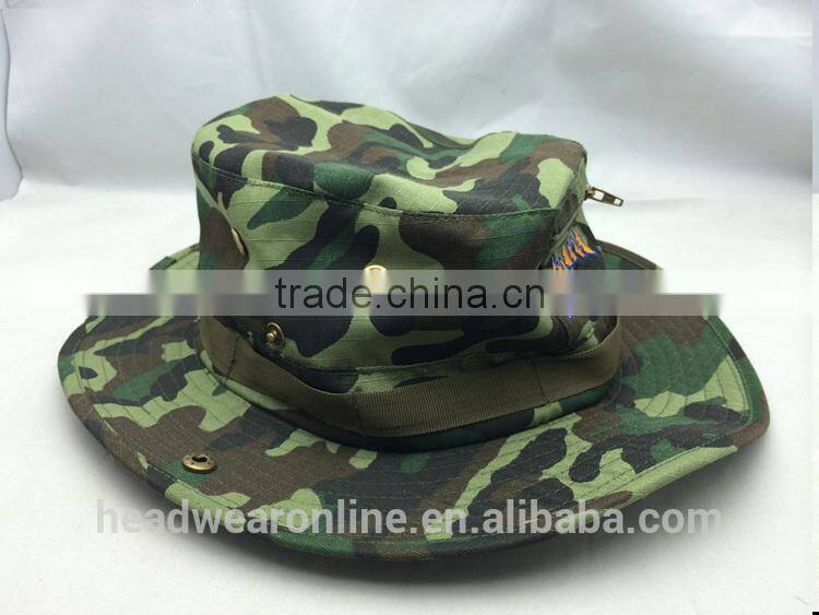 Customized Good Quality Fisherman Camo Bucket Hat