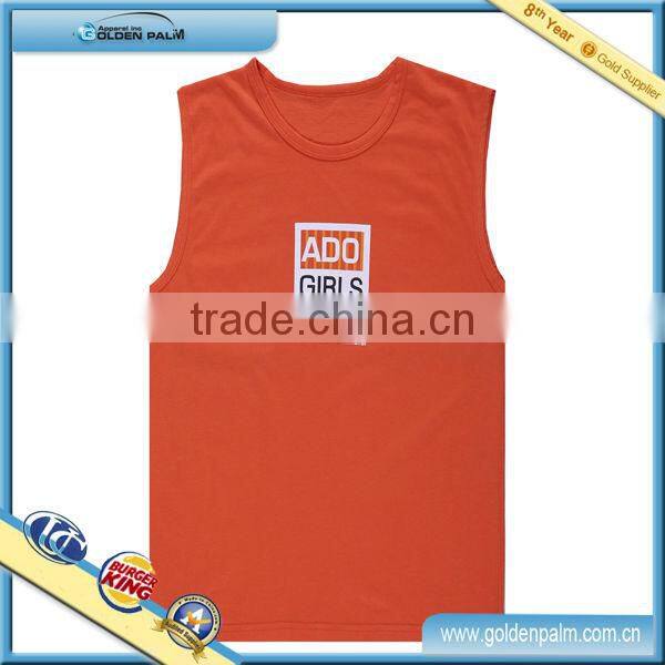 Cotton Printed Tank Top,Urban Tank Top,Elastic Tank Top