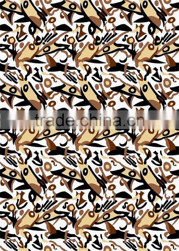 polyester thick heavy geometric design screen stamped travel blanket fleece blanket mink royal blanket