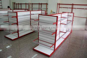 wooden slatwall etagere shelves gondola island shelving shelves