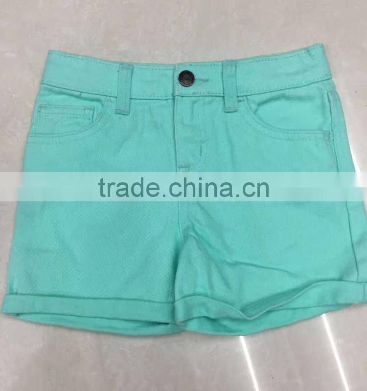 Clothing inventory branded girls stretch casual shorts