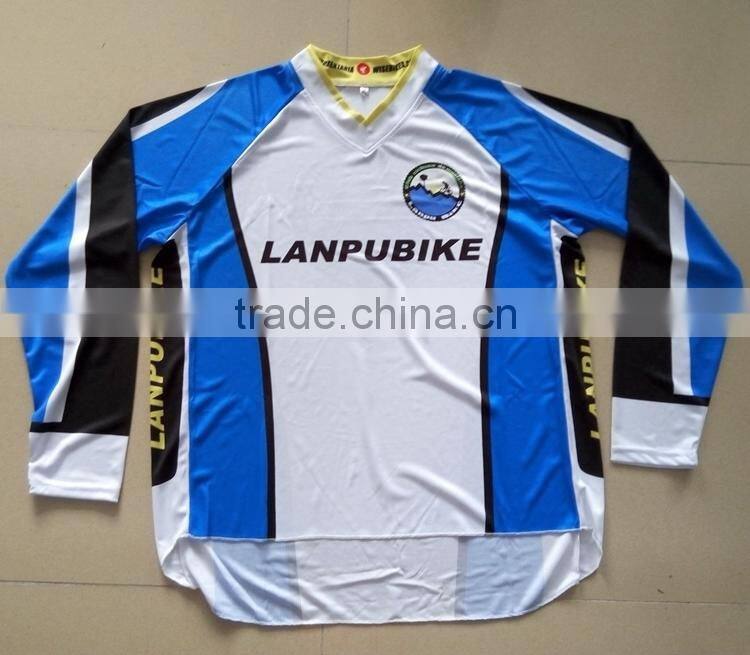 mtb Wear Long Sleeve Clothes Classic T-shirt Breathable Cycling Clothing Bike MTB Jersey