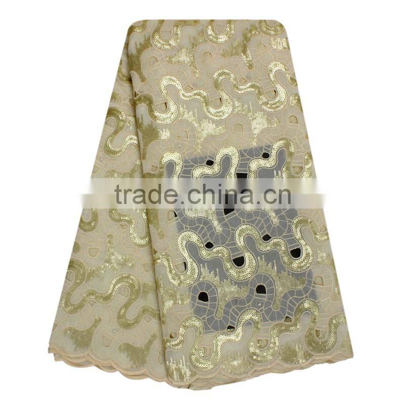 2017 Custom African Dashiki Shirts Organza Lace For African Clothes