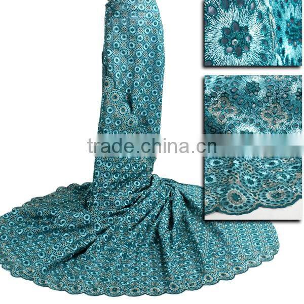 Beautiful wedding multi color new fashion african swiss voile lace fabric Eco-Friendly Feature swiss cotton voile lace SL0414