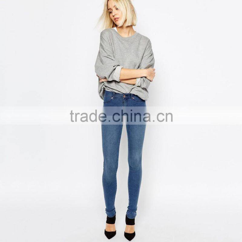 skinny tight custom design hot sale jeans for women denim