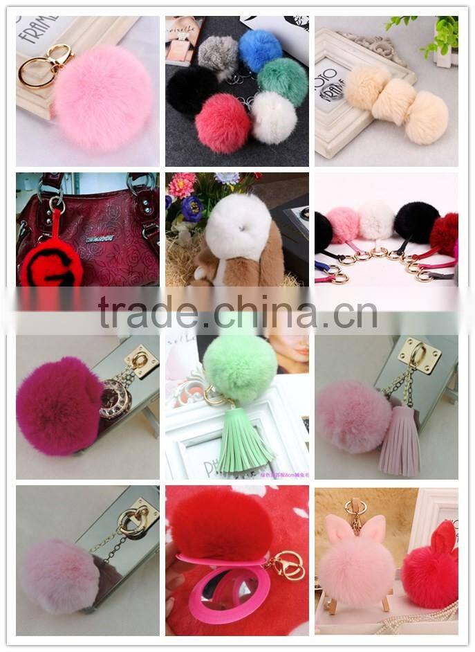 Factory directly wholesale high quality and pretty girl hair mink fur hair accessories