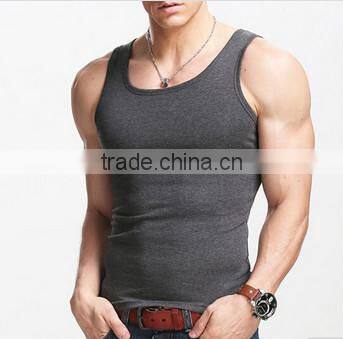 cheap promotional custom design bodybuilding mens tank top man vest