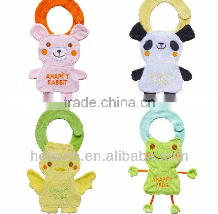 4 designs can choose/3D baby bib/ baby bibs /in stocked or OEM