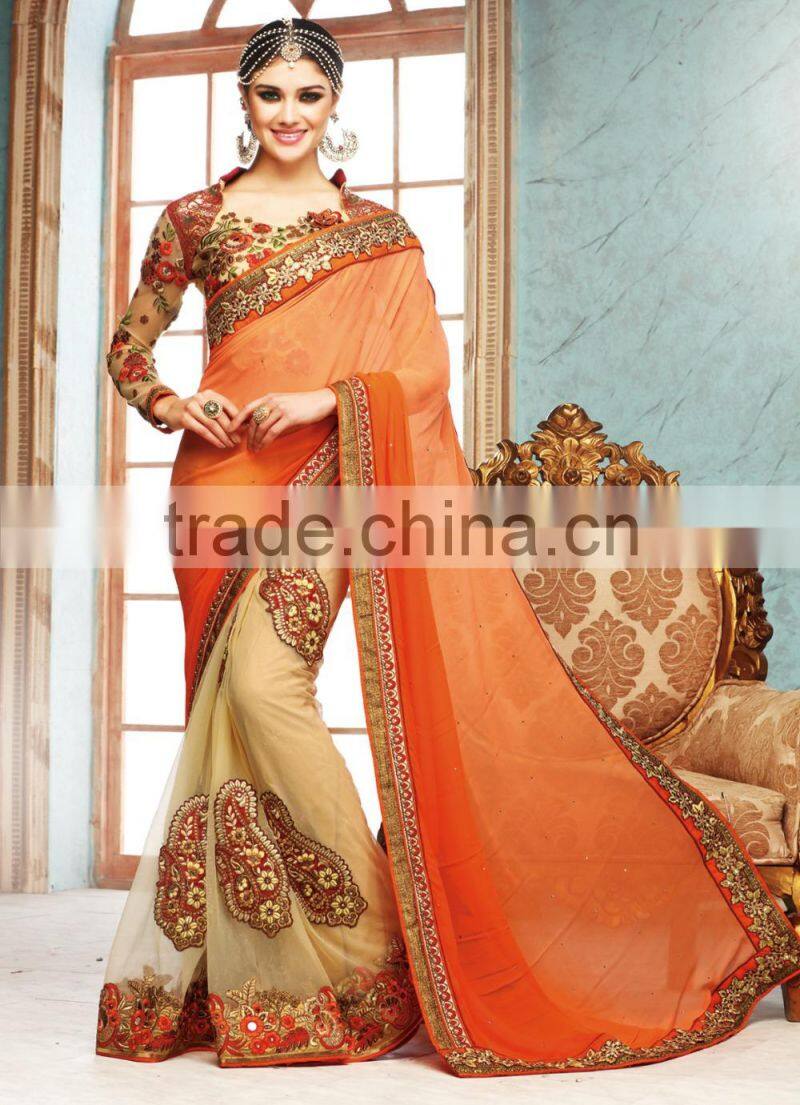 Desire Delicate Designer Light Blue Sarees Collections