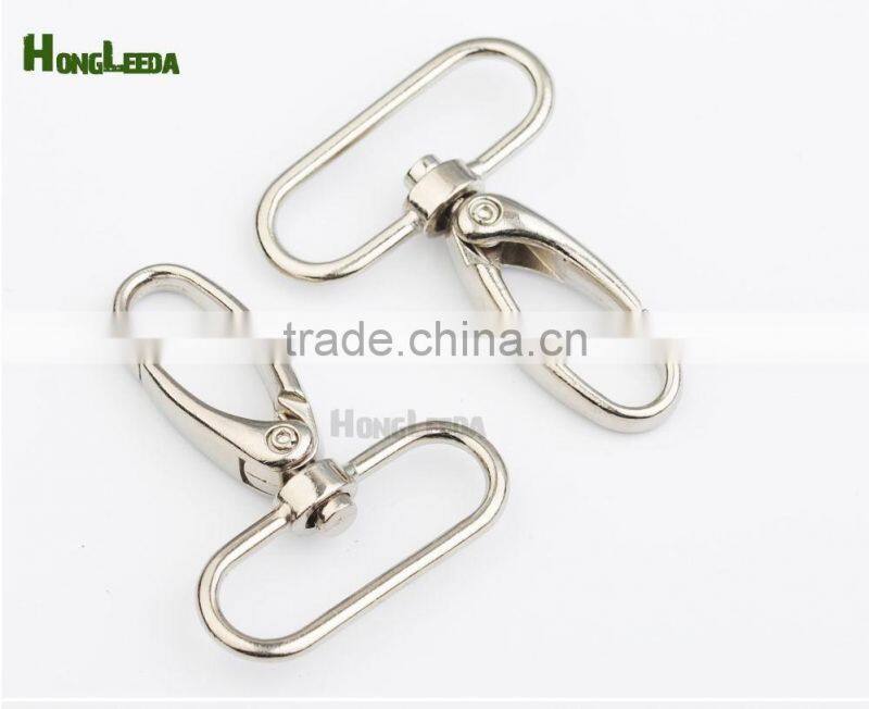 32mm 1.25inch silver nickle, antique brass Alloy Swivel Clasps Snap Key Hooks DIY Key Chain Ring clip buckle HK-012