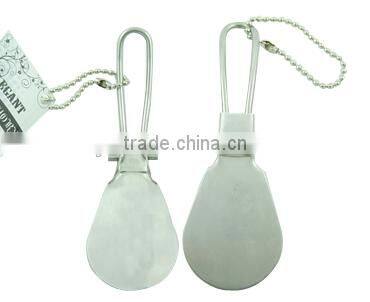 Short handle small metal material shoe horn