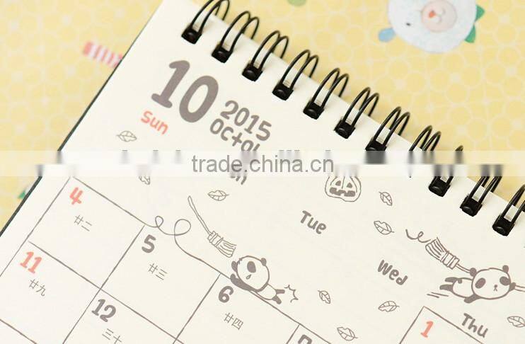 Cheap wholesale wall calendar/desk calendar/2015 calendar OEM printing