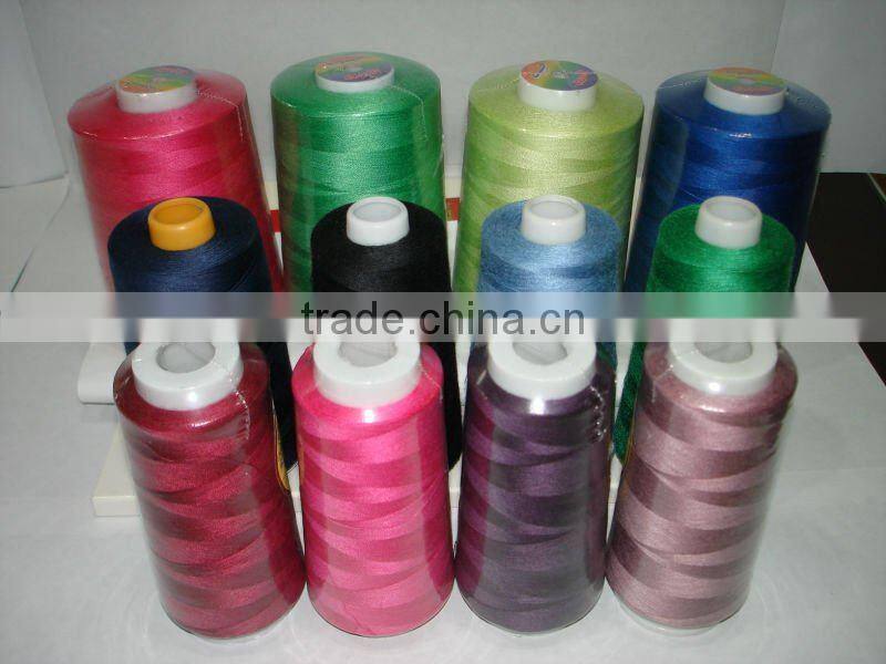 Mercerized crochet cotton prewound bobbin thread