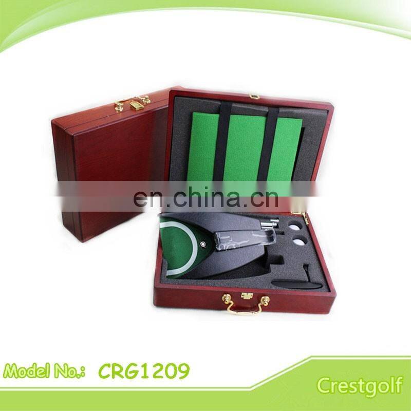 RED wood Portable Case golf putter gift set