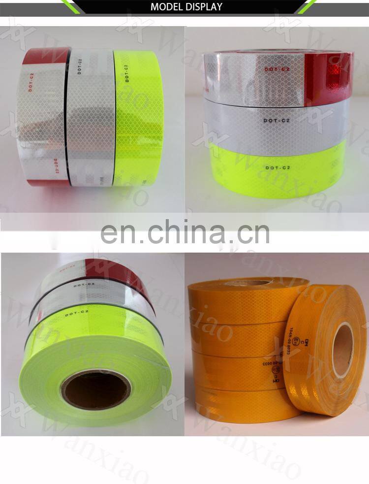 High Intensity Prismatic waterproof dot c2 reflective tape for vehicle