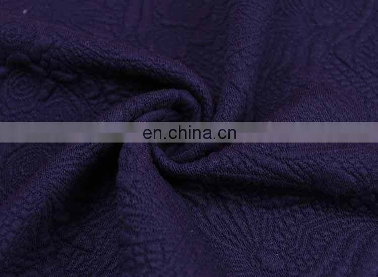 China Textile Factory price multi-purpose dyed jacquard jersey knit elastic dress fabric