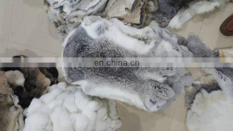 Factory Wholesale Natural tanned Rabbit Skins and all colors rabbit skins
