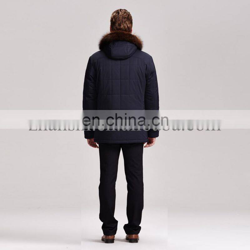 2015 lastest fashion hot selling collar removable handsome man winter jacket