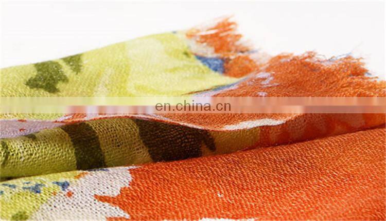2017 new designs wholesale autumn winter warm women printed infinity wool shawl fashion lady custom scarf pure wool blanket