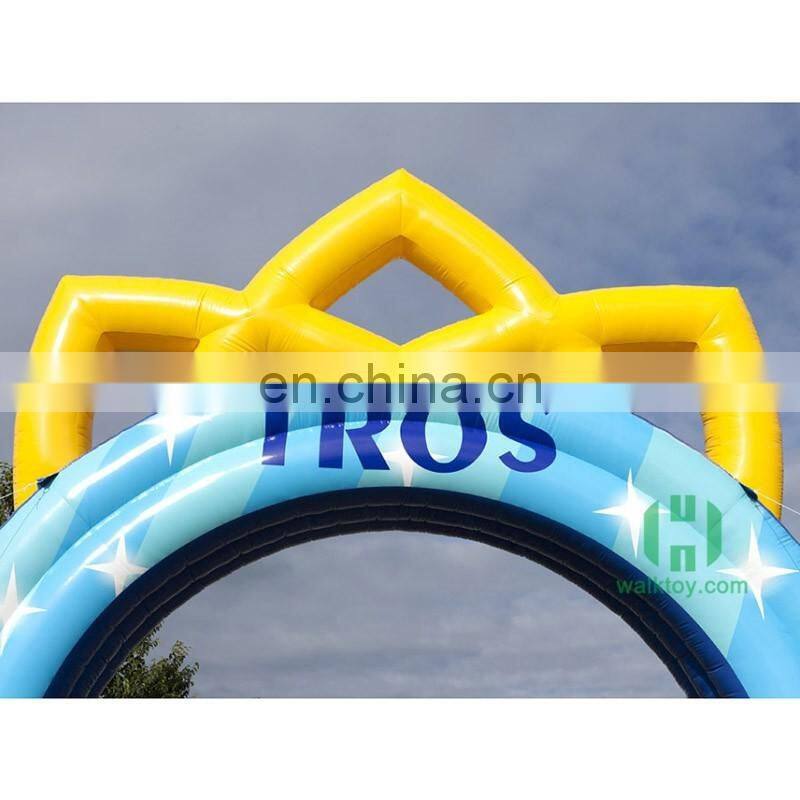 HI-CE new design waterproof Pvc inflatable arch, inflatable round shape archway