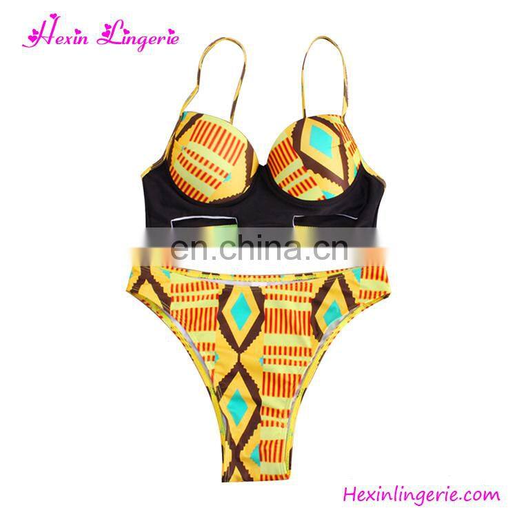 2017 Factory South Africa Printed Swimwear Women Sexy One-Piece Bathing Suit