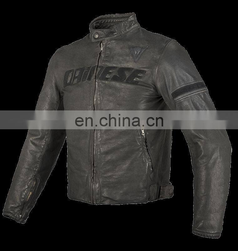 Vintage Leather Motorcycle Jacket Classic biker jacket Stylish Wear