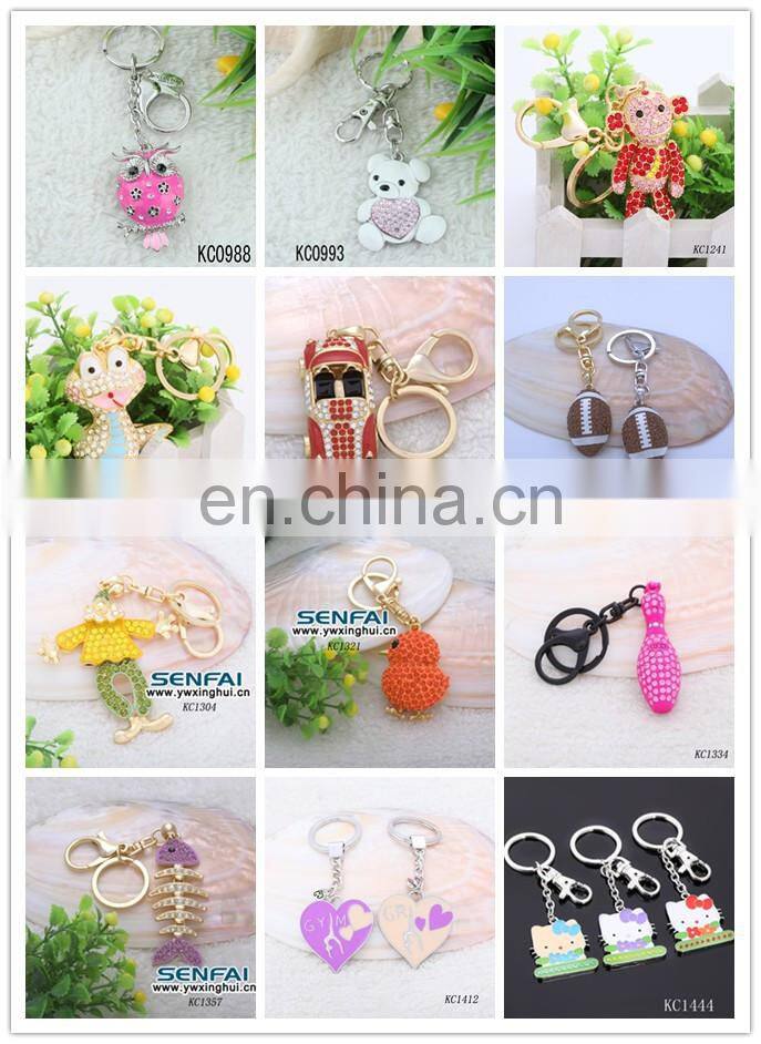 Personalized Smiley silver plated name emoji keychain for gifts