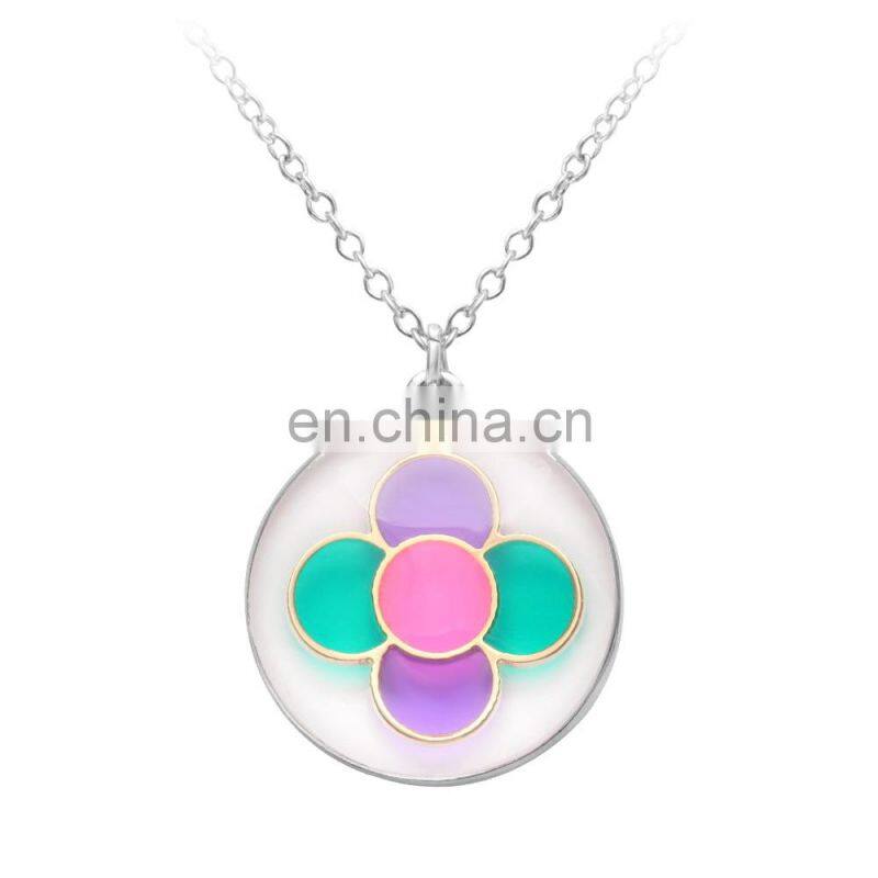 SenFai animal shape inside elegant pendant Necklace for woman