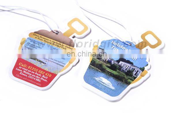 Advertising Promotional Logo Printed Paper Car Air Freshener