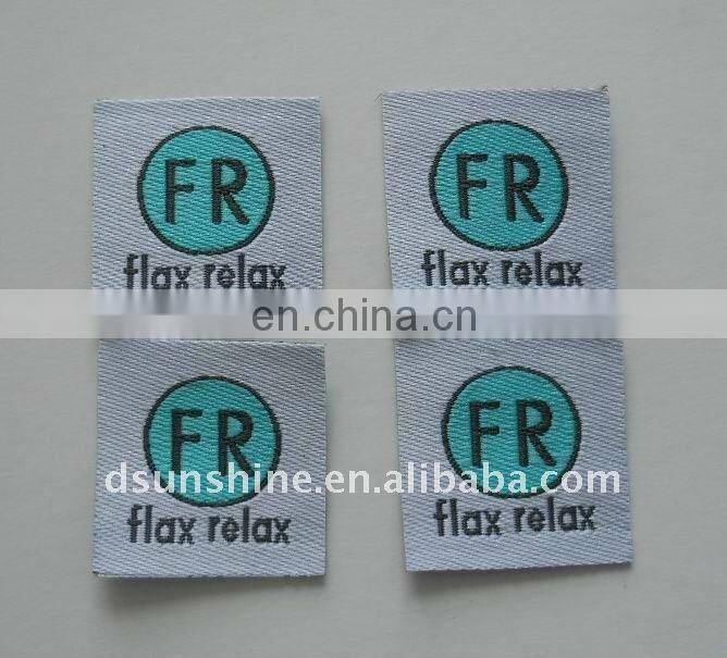 2014 hot sale iron on woven patch for jackets