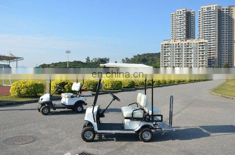 Classic red golf Electric Carts, golf cart four seater with curtis controller and DC motor | AX-A3-20