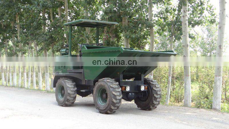 2013 5.0ton mini hot sale 4WD CE front Site dumper