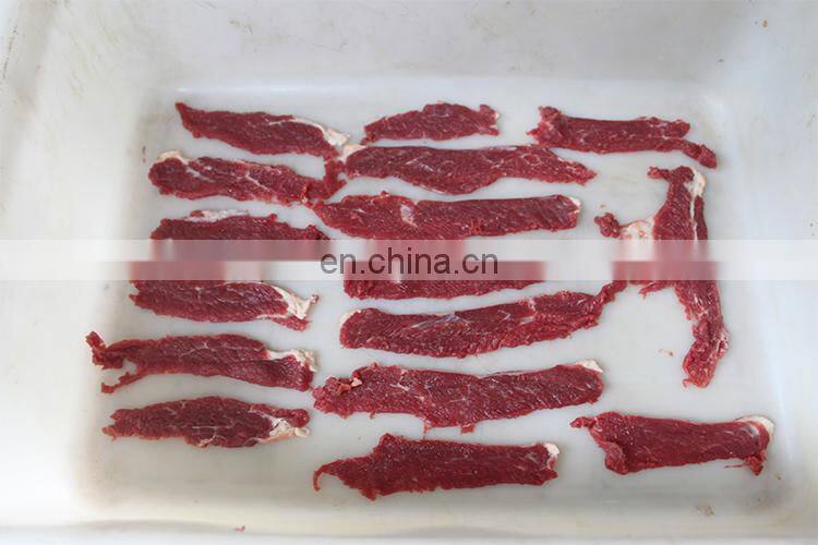 Barbecue Shop Slice Fresh Meat Fish Beef Pork Slicing Slice Cutting Machine