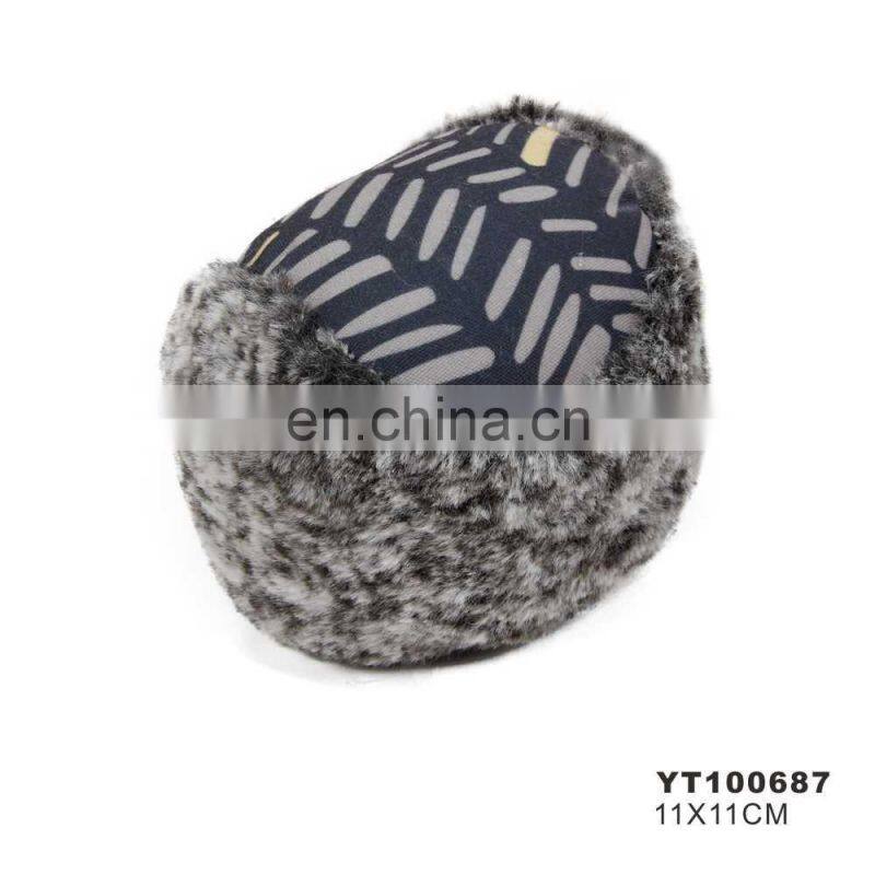 Indestructible Pet Product Plush Squeaky Dog Toy with Carton-Shape