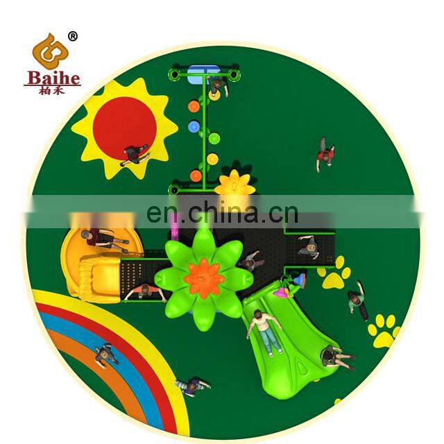 2020 Amusement park outdoor children playground equipment big slides for sale