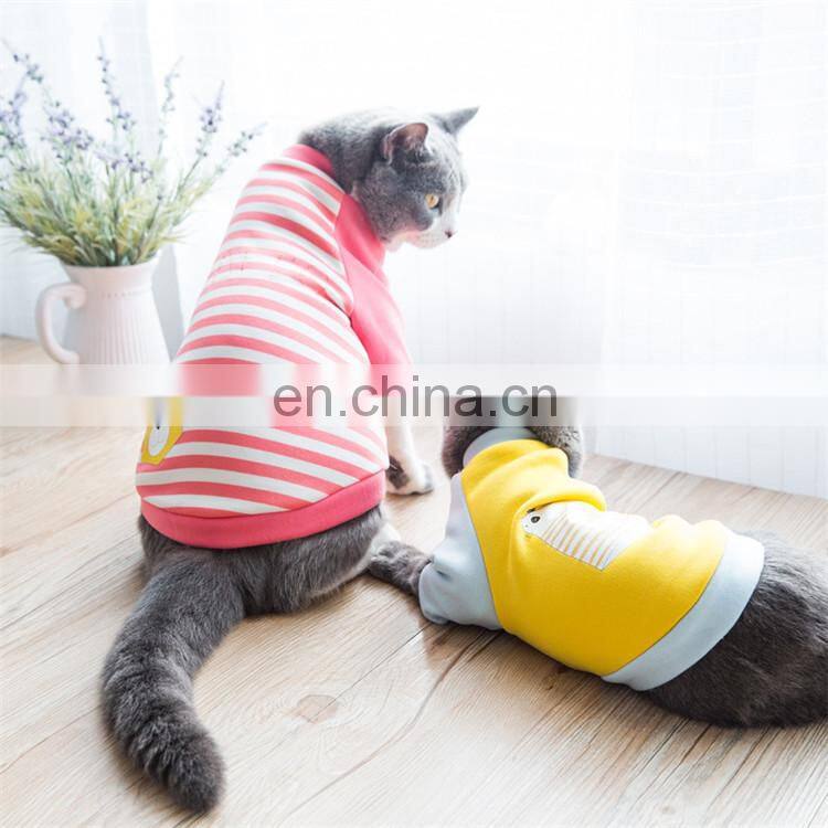 Autumn winter hoodie cat clothes pet costumes cat winter clothing
