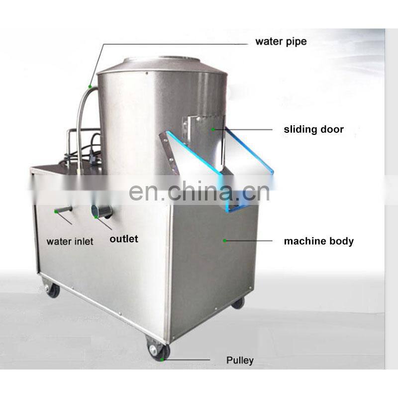 Hot sale Industrial electric  potato washing peeling machine/potato peeler machine