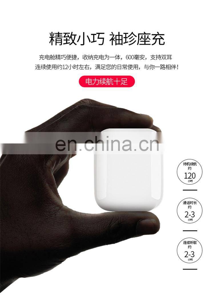 High Quality TWS Earphone Wireless Mini In Ear Sports Earphone With 2 True Wireless Stereo Earbuds & Charging