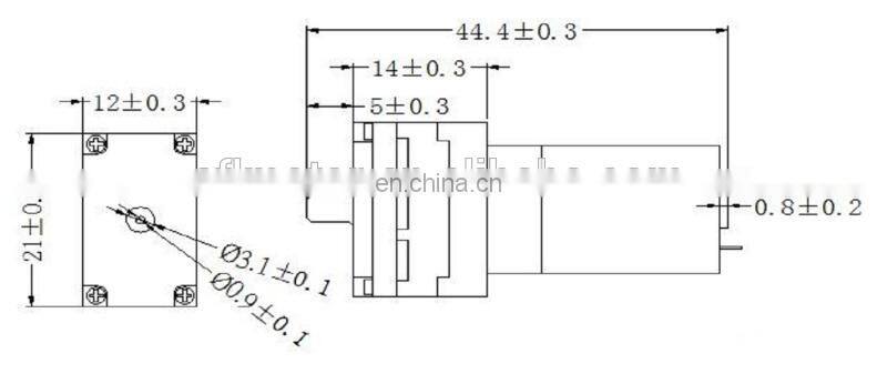 030 Wrist blood pressure monitor micro air Pump