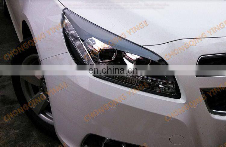 Wholesale Strip DRL Car Head light No angel Eyes for Chevrolet Malibu 2012-2014